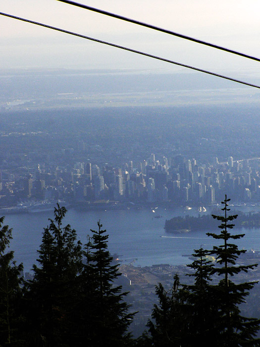 View of Downtown from the top of Grouse