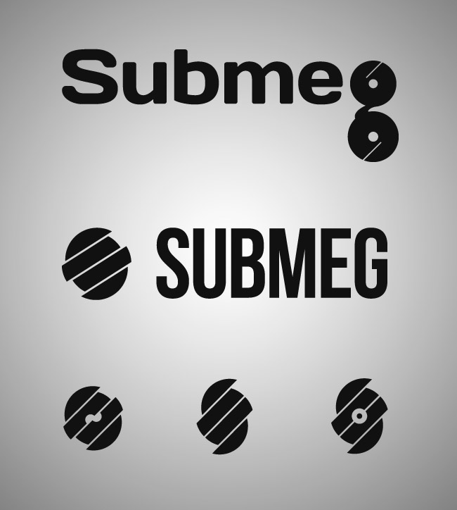 DJ Submeg unused logo concepts