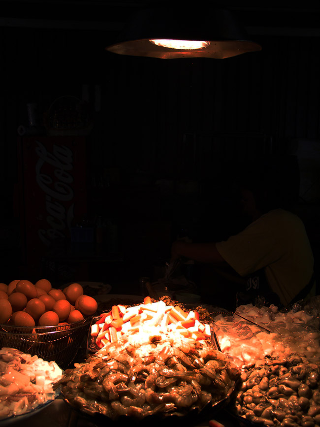 Night market food
