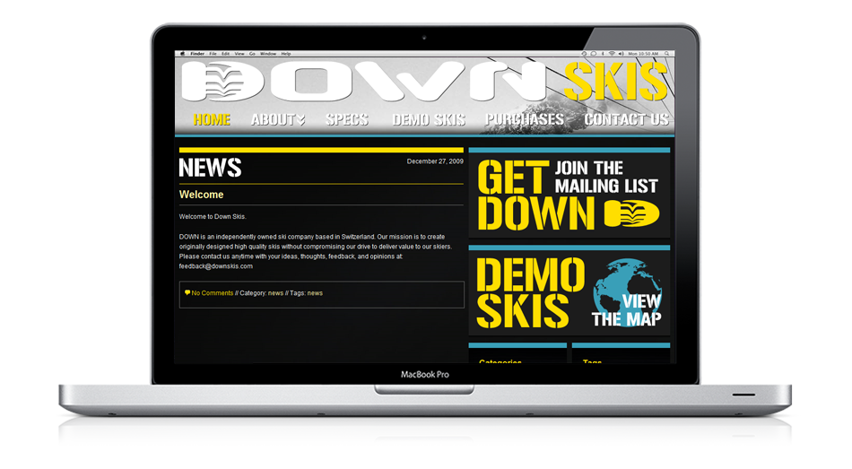 Down Skis: a Switzerland-based freeski company